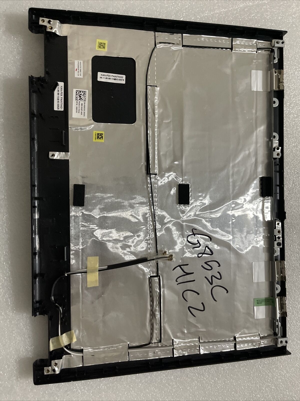 NEW GENUINE Dell Vostro 1310 Laptop Lcd Top Panel Rear LID G853C 0G853C H1 C2