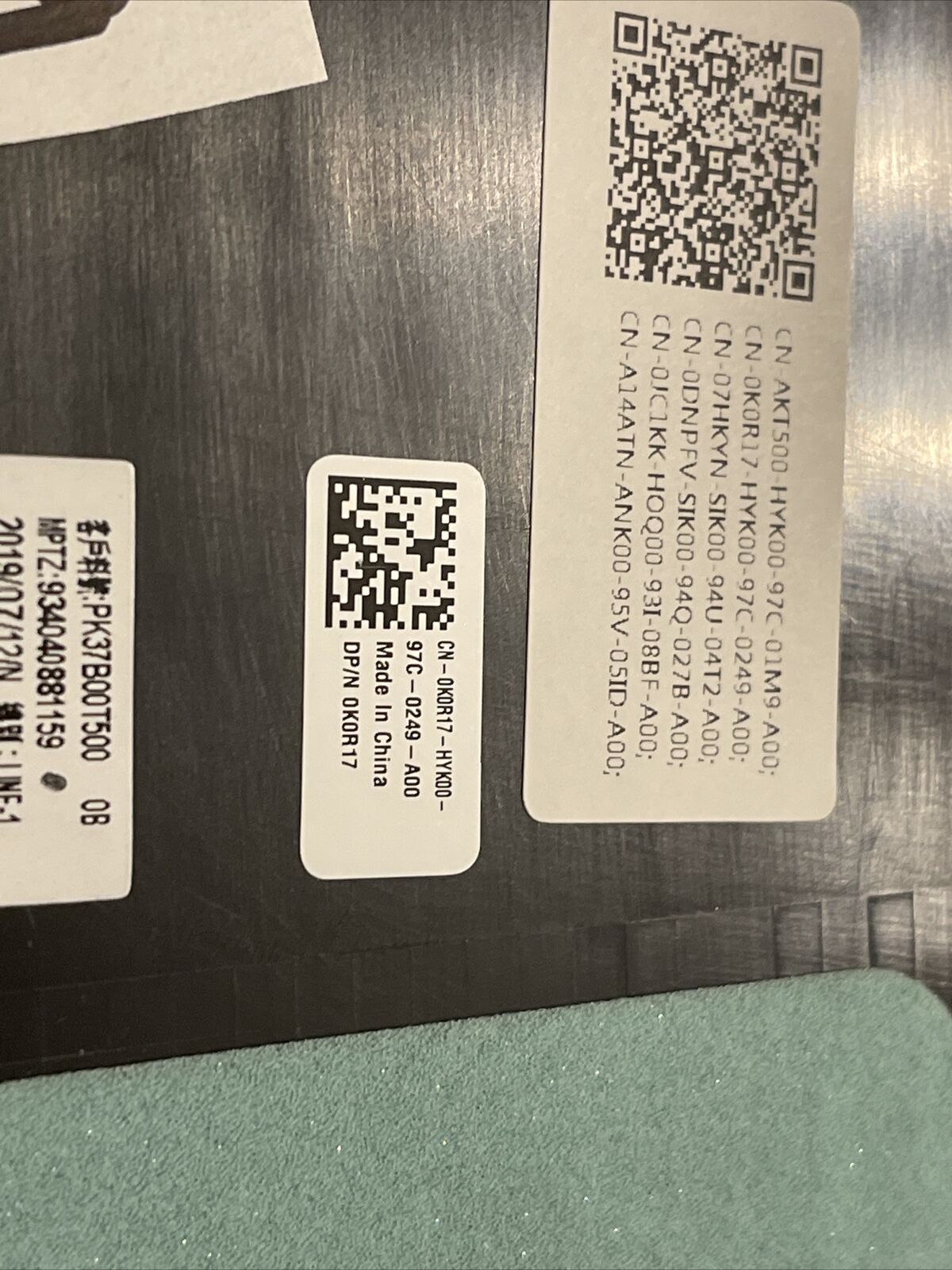 Dell OEM Inspiron 14 5458 Vostro 14 3458 LCD Back Cover Lid KDR17 H1 B9