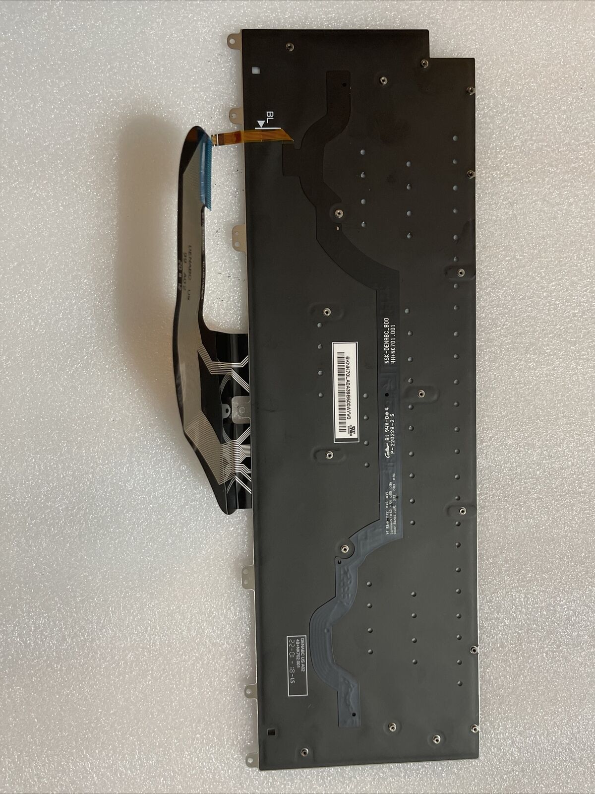 New Dell XPS 13 Plus 9320 Laptop US English Backlit Keyboard 49NVP 049NVP H1 B1