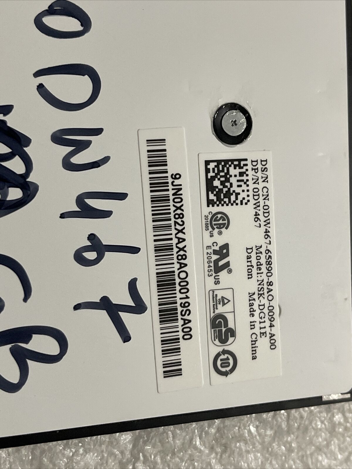 Genuine Dell Latitude E4300 Laptop Spanish Teclado Keyboard Backlit DW467 GB