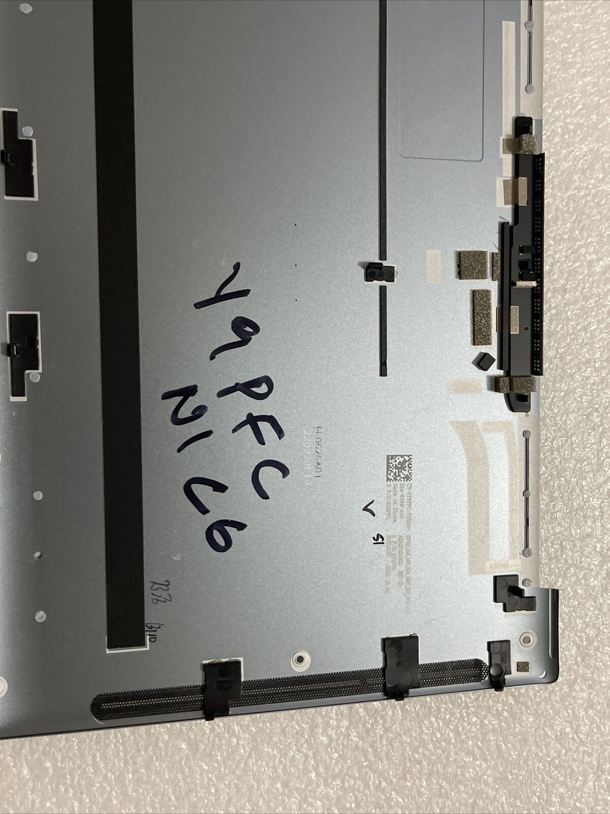 Genuine Dell XPS 13 9315 2022 Bottom Base Cover BLUE 0Y9PFC Y9PFC H4 C6 Dented
