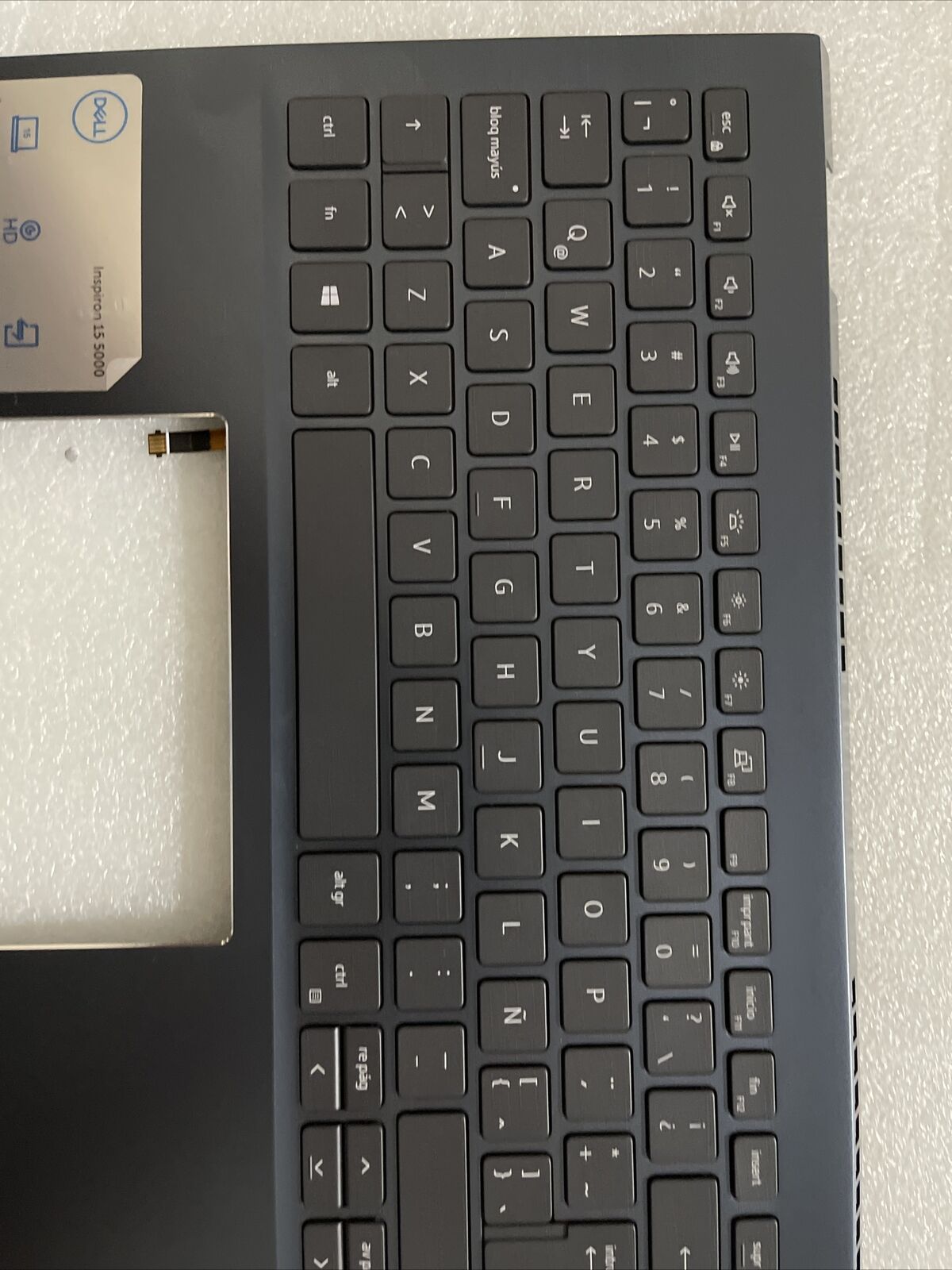 Genuine Dell Inspiron 15 5501 LCD Palmrest SPANISH Backlit Keyboard P93G9 H1 P4