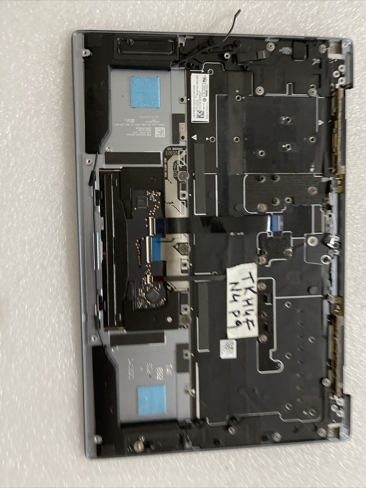 Dell XPS 9315 Laptop Palmrest Touchpad US Keyboard Speakers Sky Blue TKH4F N4P9