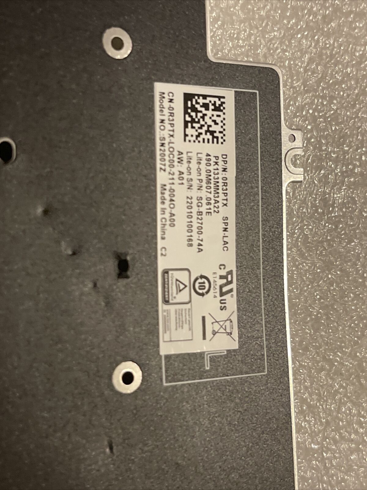 New Dell Latitude 5520 5521 Precision 3560 3561 No Backlit Spanish Keyboard