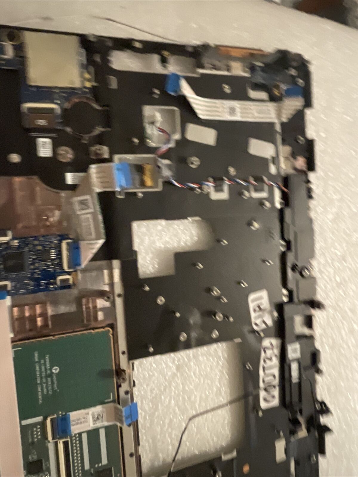 OEM Dell Precision 7550 Laptop Palmrest Touchpad FPR w/SC Reader 0DT37 S1A1 Read