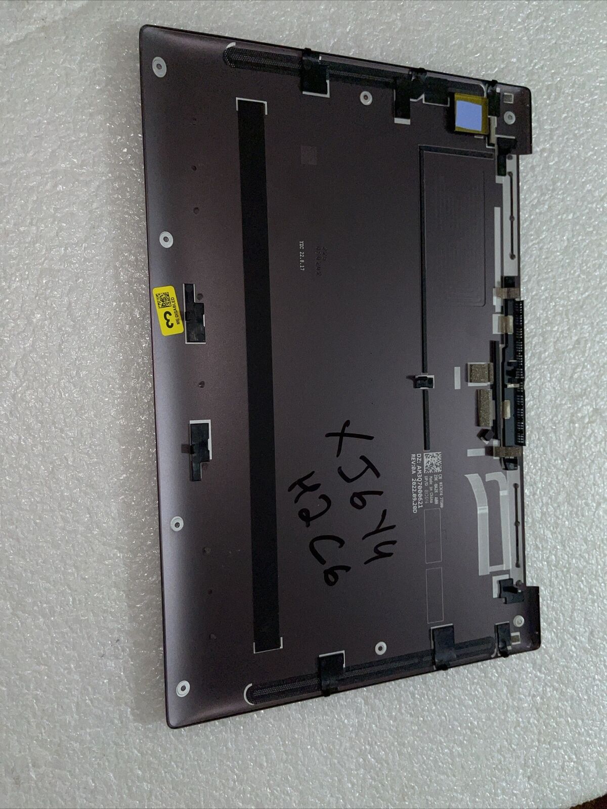 Genuine Dell XPS 13 9315 2022 Bottom Base Cover PURPLE Umber 0XJ6Y4 XJ6Y4 H2 C6