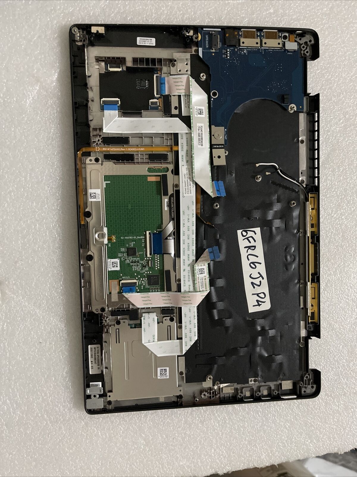 Dell Latitude 14 7410 Laptop Palmrest US BCL Keyboard Extras 6FRC6 K2J2P4 GradeA