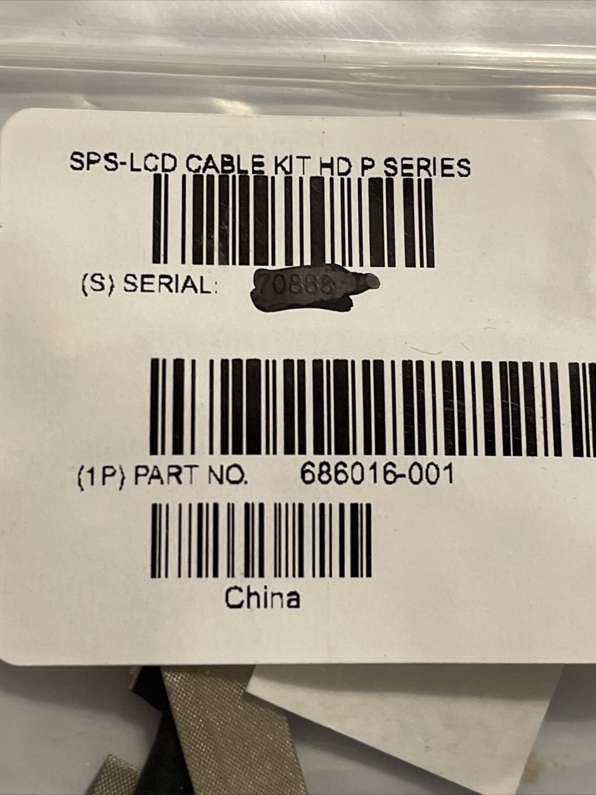 HP EliteBook 8470W 8470P 6017B0343901 686017-001 686016-001 LCD Screen Cable ata