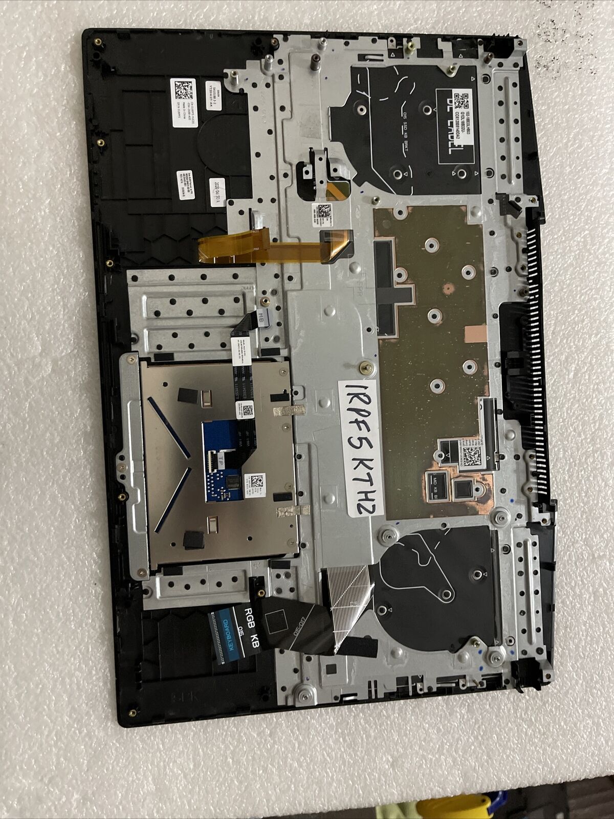 Dell G5 15 5500 Laptop Palmrest Touchpad RGB US Backlit Keyboard 1RPF5 KT H2