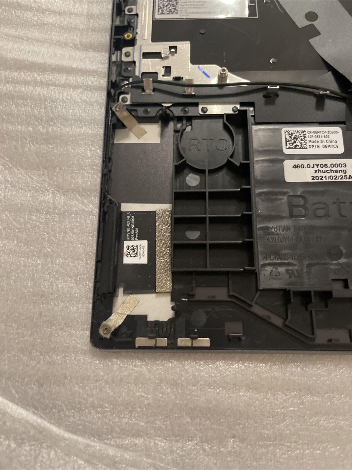 OEM Dell Inspiron 7500 15.6" Laptop Palmrest US BCL Keyboard 6MTCV 06MTCV P3