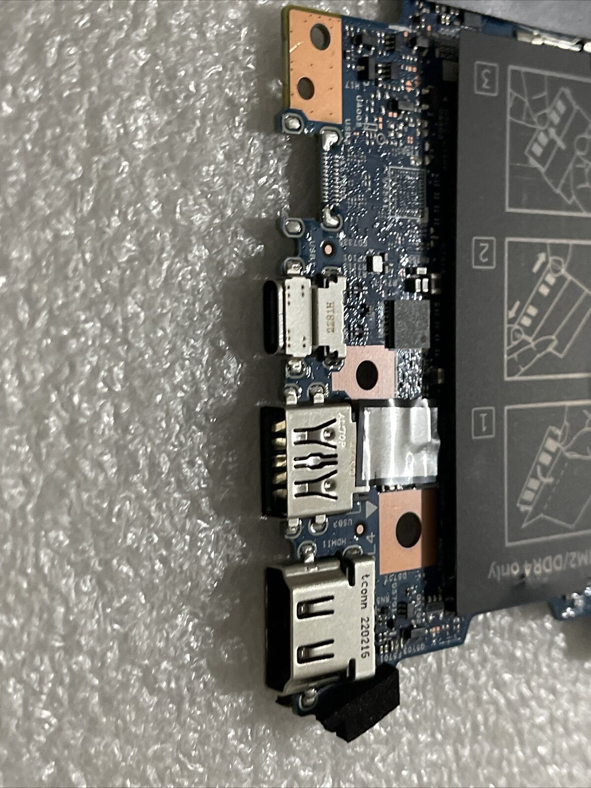 Genuine Dell Inspirion 16 5620 I7-1255u 4.7GHz Laptop Motherboard X6MPM H1 B5