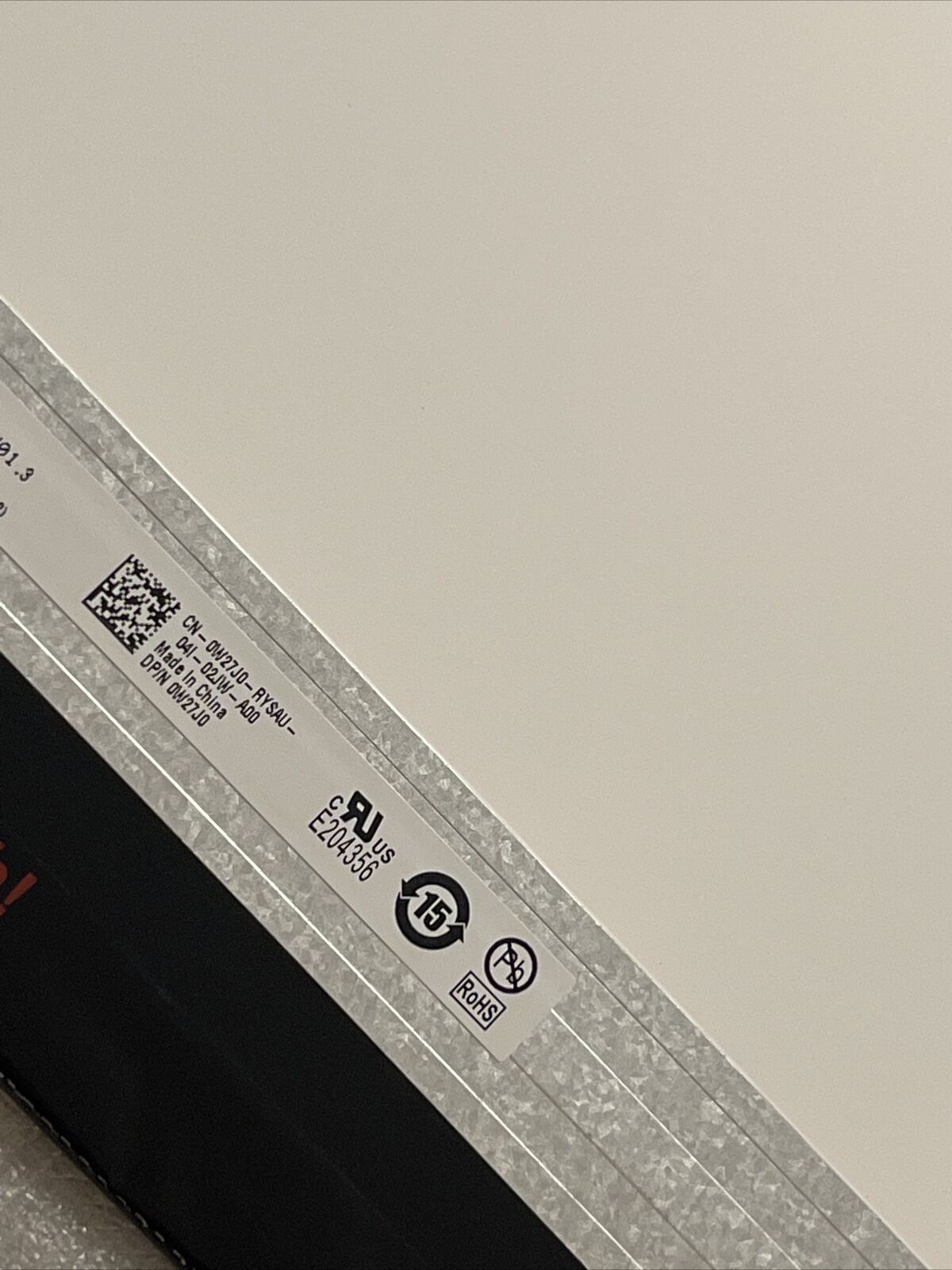 Dell Inspiron 17 3780 17.3 FHD 1920x1080 LCD B173HAN01.3 W27J0 T4 S5