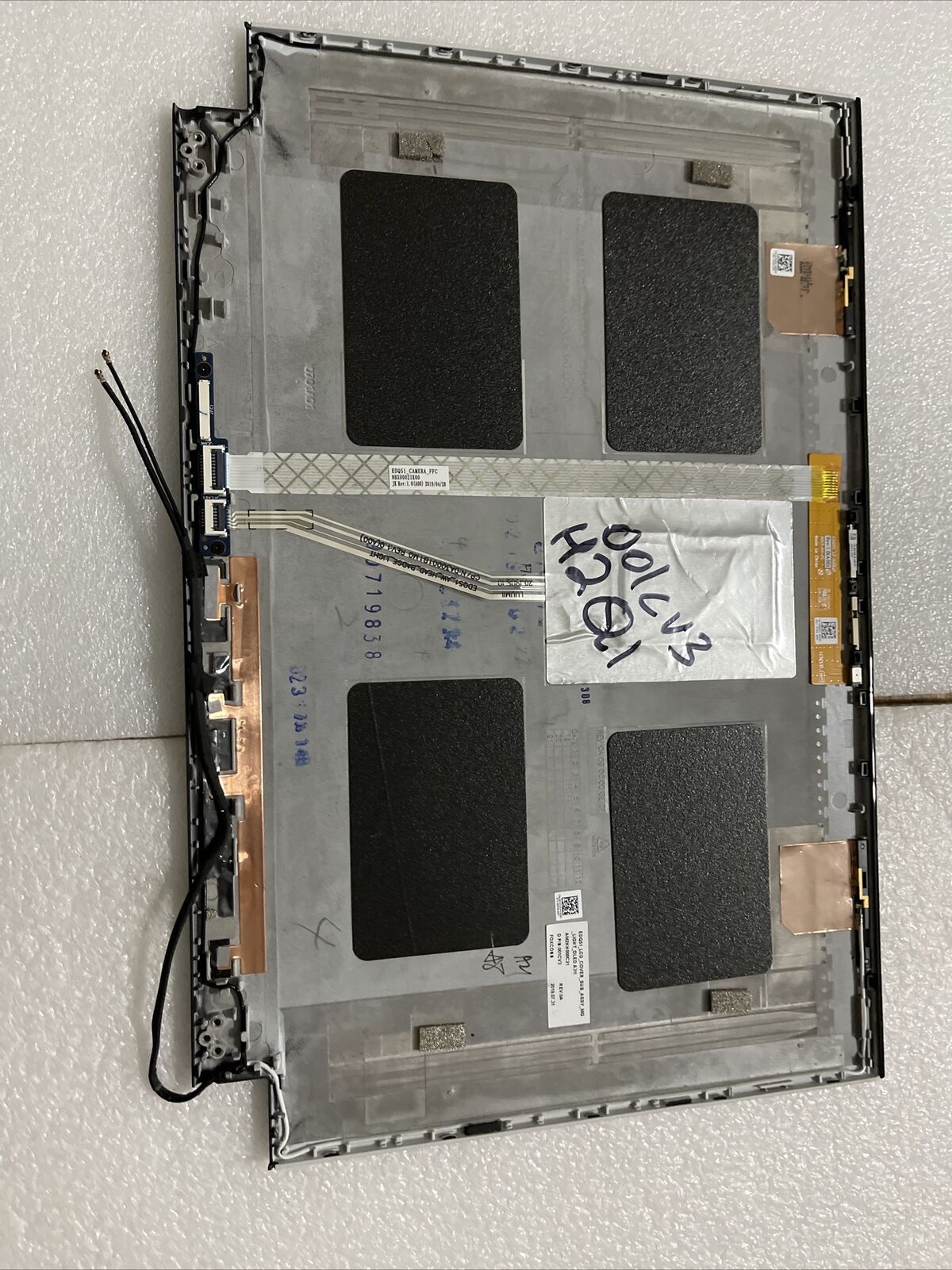 Dell Alienware M15 R2 LCD Rear Lid Back Cover Camera Cable 001CV3 H2 Q1 Grade B