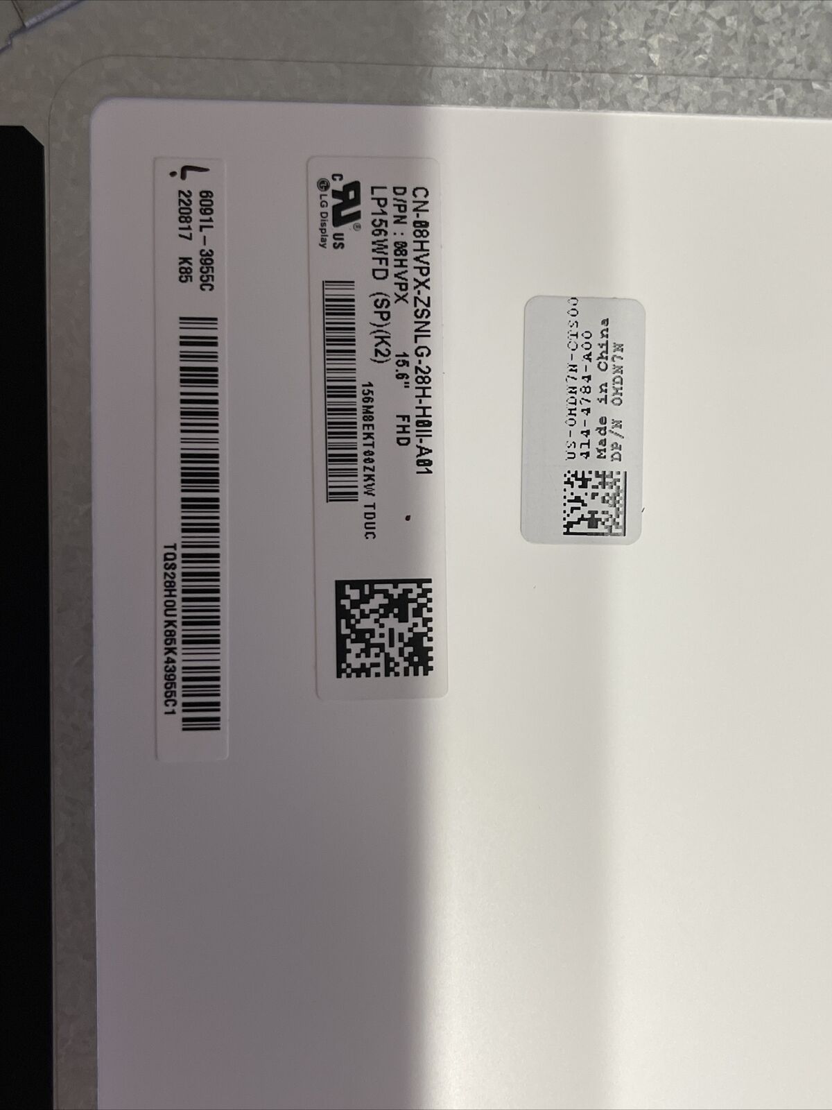 Dell Inspiron 15.6 3505 3511 Matte LG Display LCD Touch Screen 08HVPX G1 S8