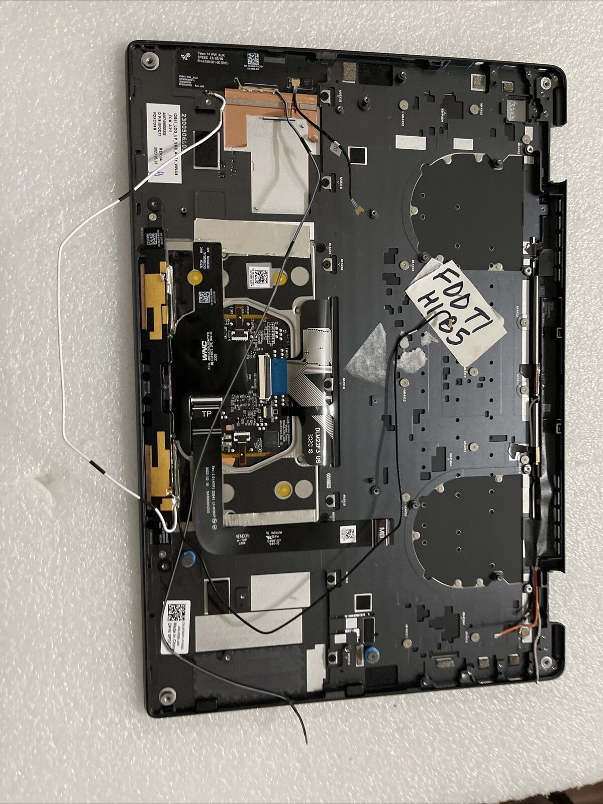 New Dell Latitude 9440 E9440 Palmrest Touchpad US Eng BCL Keyboard FDDT1 H1 B5