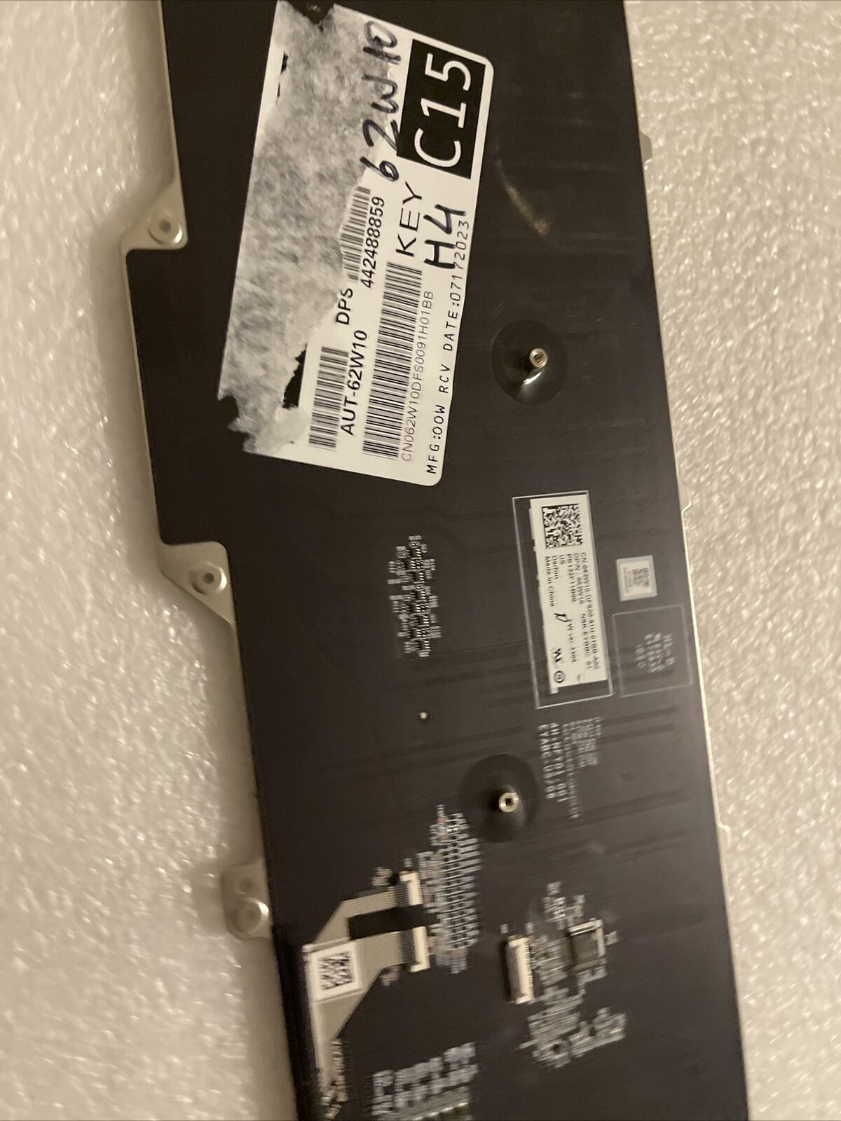 GENUINE DELL Alienware 17 R5 51M RGB Backlight Keyboard PK132F11B00 62W10 H4 K5