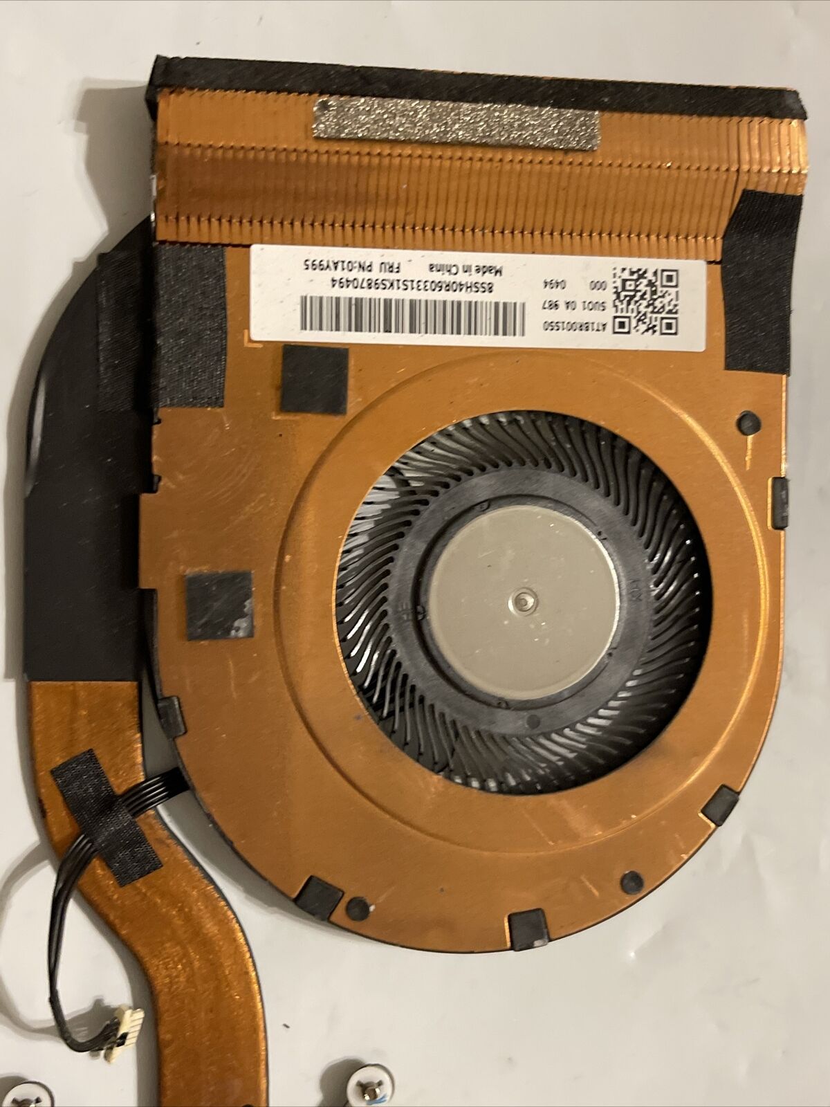 Genuine Lenovo ThinkPad T490S CPU Heatsink Cooling Fan 01AY994 01AY995 ata