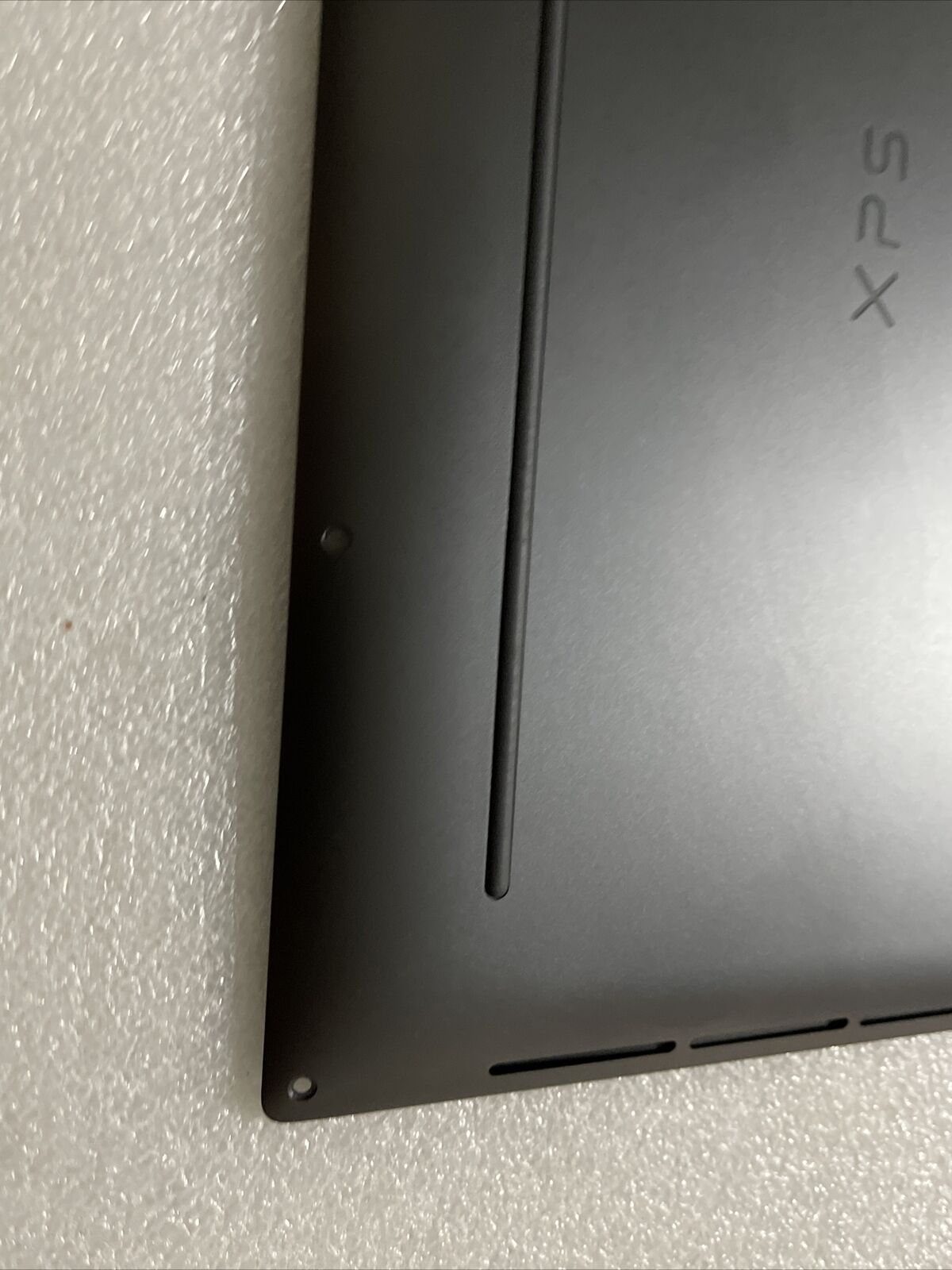 Dell XPS 13 Plus 9320 Bottom Base Cover Gray 04JVX5 H1 C4 Dented See pics