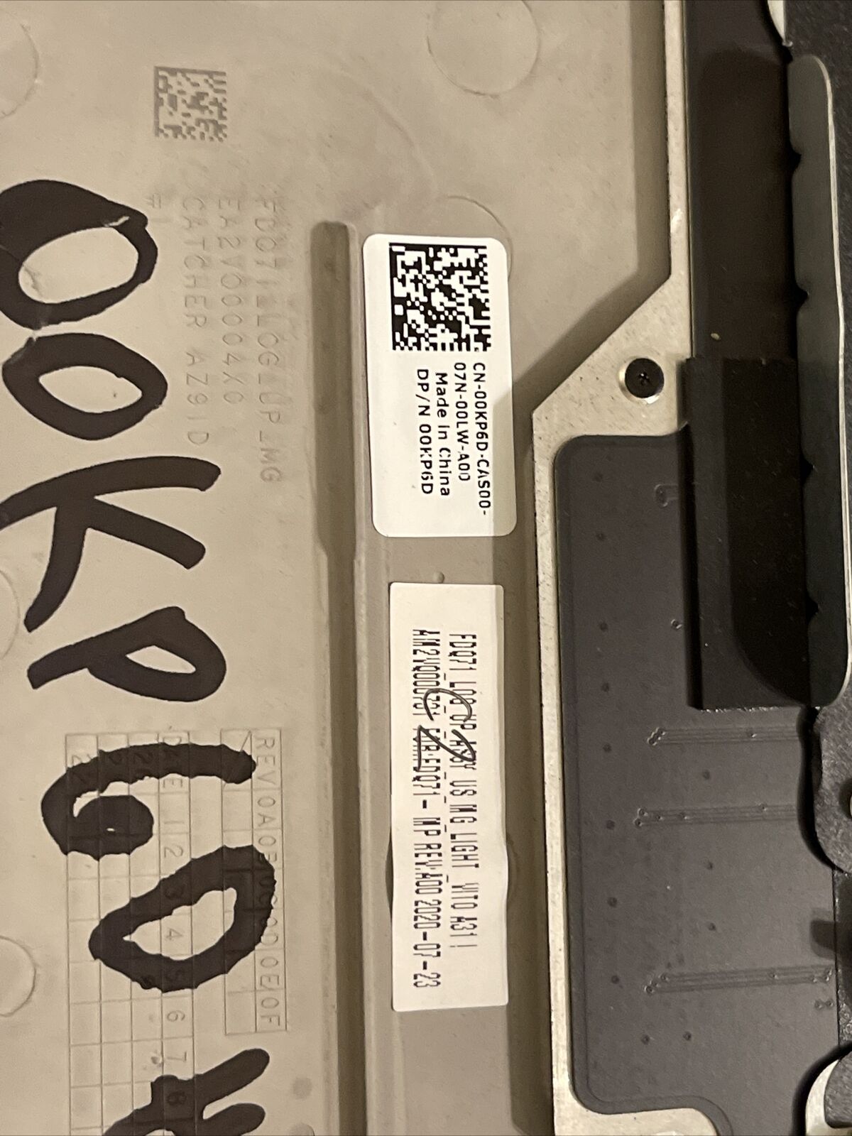 Dell Alienware M17 R3 Laptop Palmrest US Lunarlight Keyboard 00KP6D H1P1 Grade A