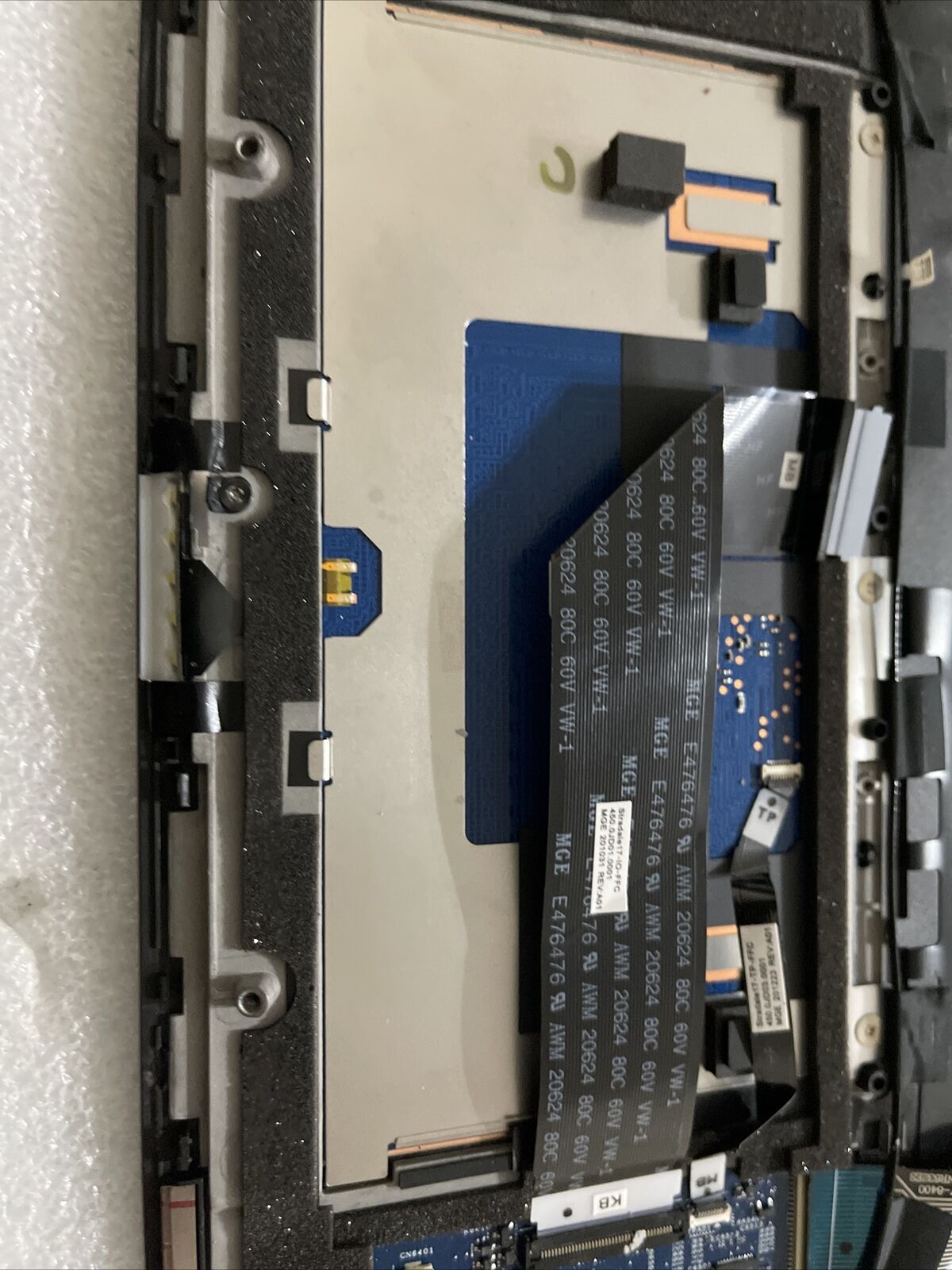 Dell XPS 9720 Touchpad Palmrest Backlit US English Keyboard 0FWJ2 NH D5