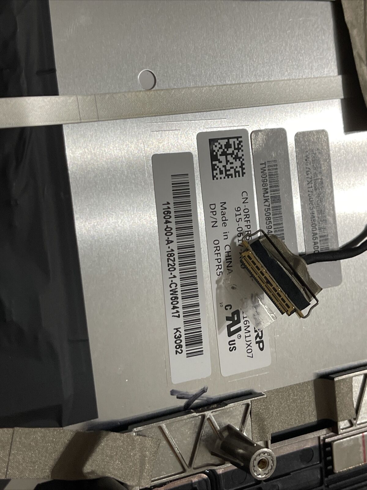 Dell Latitude 12 7212 Rugged Tablet 11.6" Matte LCD Screen 2X45C RFPR5 H1S8