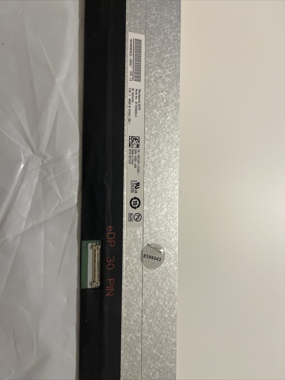 DELL PRECISION 7750 17.3" MATTE FHD NON-TOUCH LCD LAPTOP SCREEN 5Y1DR H1 S3