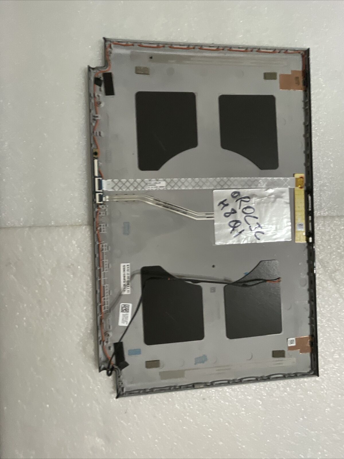 Oem Dell Alienware M17 R3 LCD Back Cover 17.3 White Camera Cables R0CJC H8 Q1