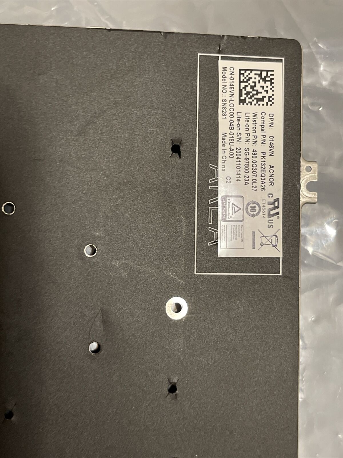 OEM Dell Non-Backlit Laptop Keyboard FR-CAN-146VN 0146VN