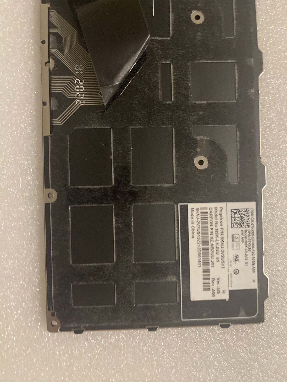 Genuine DELL Rugged 7330 5430 US English Non Backlit Keyboard 0KNJ 7KK80 07KK80