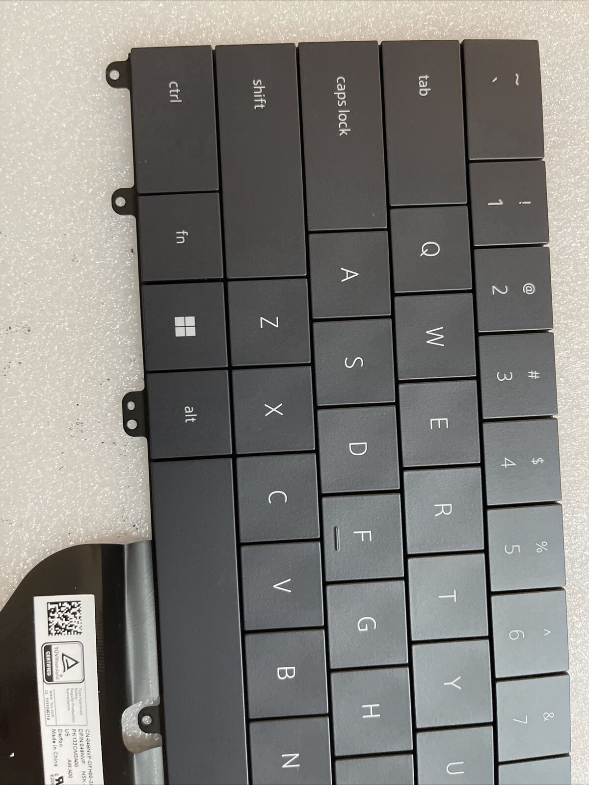 New Dell XPS 13 Plus 9320 Laptop US English Backlit Keyboard 49NVP 049NVP H1 B1