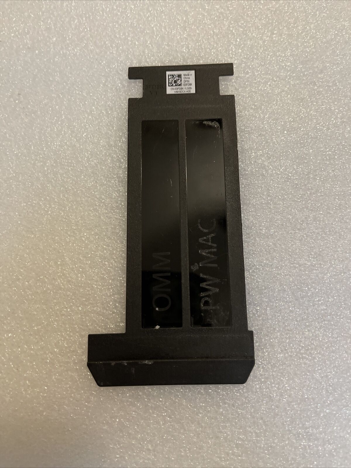 Genuine Dell EMC VxRail Blank Plastic Assembly Tray P/N: 3fd8k 03fd8k