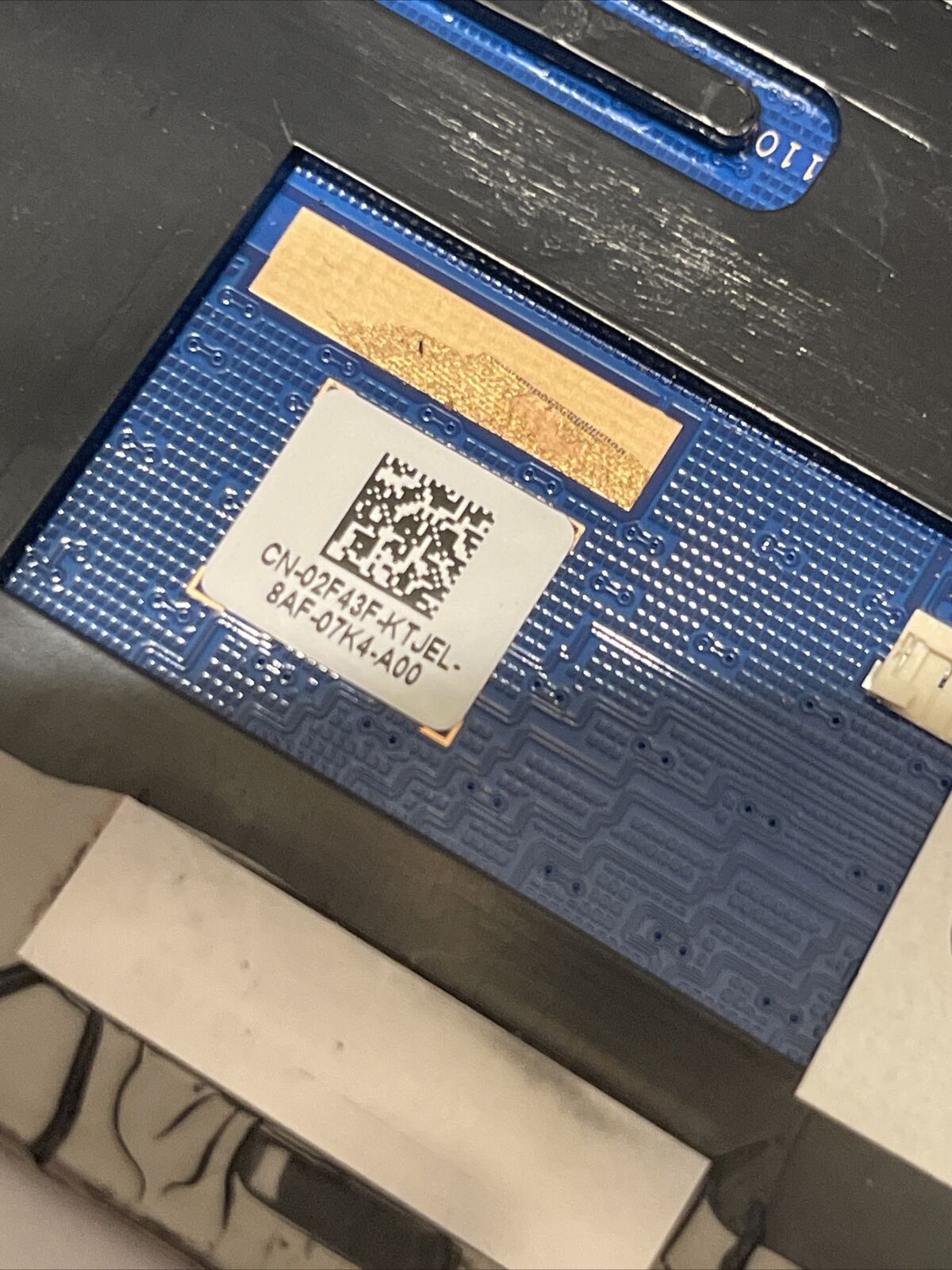 CN-02F43F Dell Touchpad Module Board C3181-C871BLK-PUS no cable