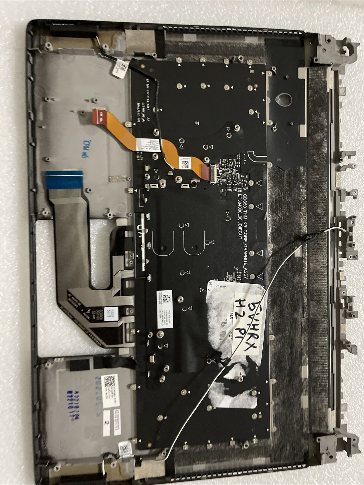 Genuine Dell Alienware X15 R1 R2 Palmrest US Eng Keyboard 386PV 5VHRX H2 P1