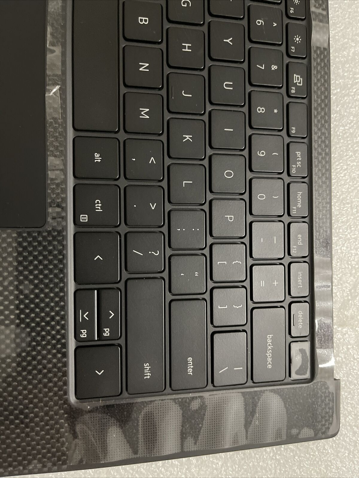 Dell XPS 15 9510 9520 Palmrest US English Keyboard Touchpad 1TD6J 01TD6J KP P6