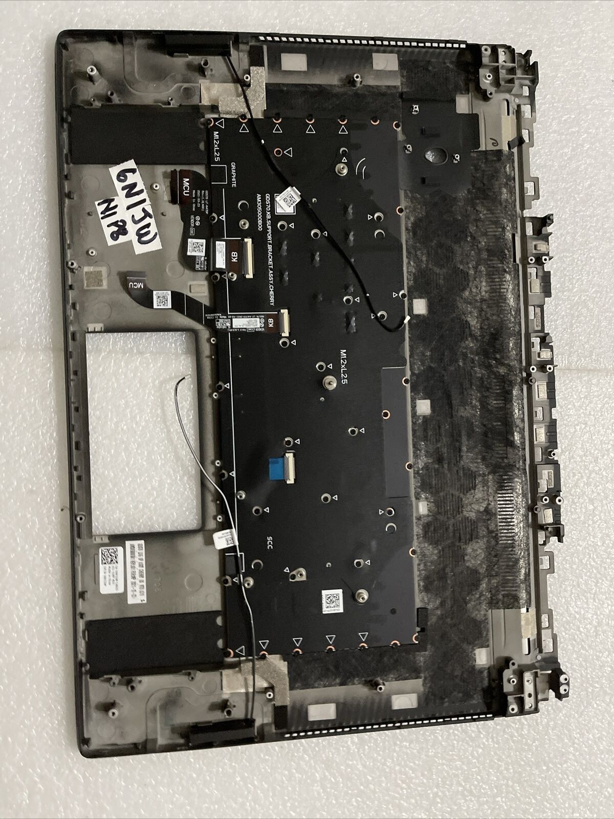 GENUINE DELL ALIENWARE M17 R4 PALMREST US Backlit KEYBOARD 6N1JW N1 P8 Grade A