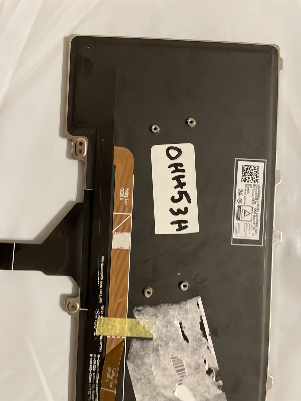 Genuine OEM Dell 0HH53H V155625AS1 US Layout Backlit Keyboard HH53H 0HH53H B4