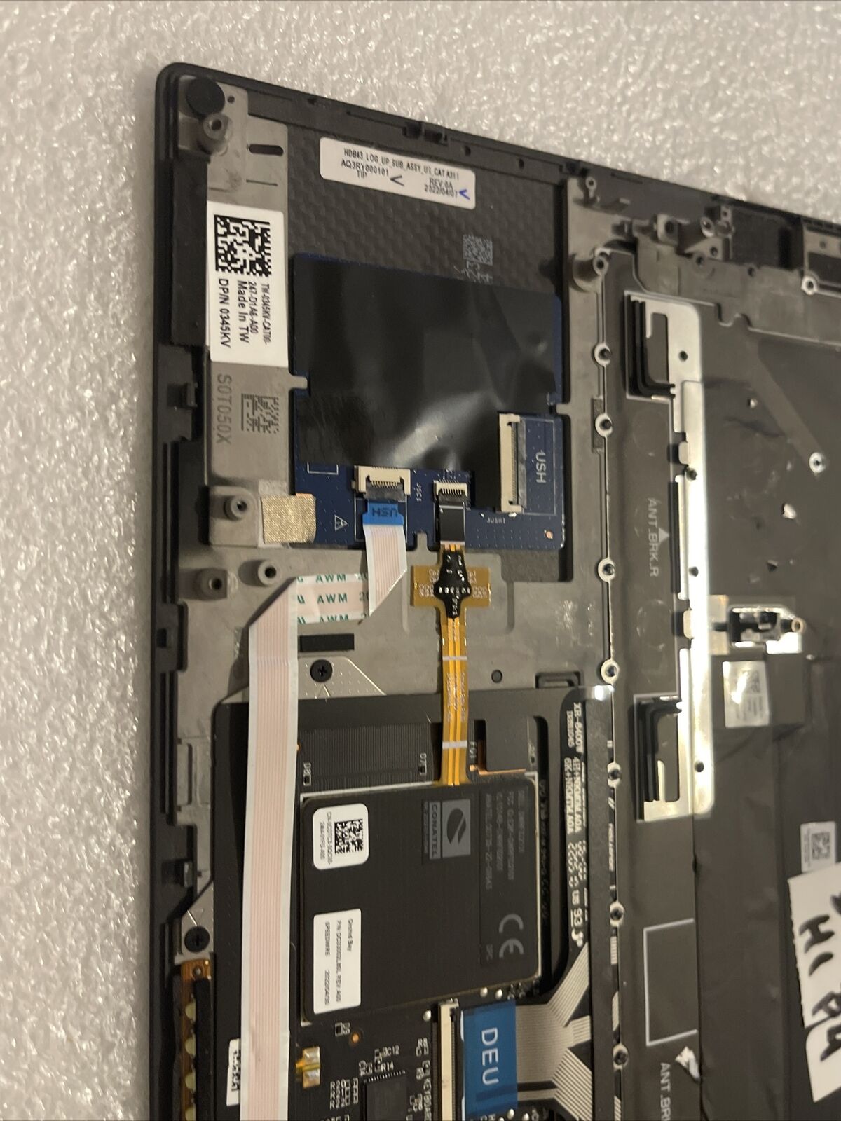 Dell Precision 14 5470 M5470 Palmrest Touchpad US English Keyboard 345KV H1 P4