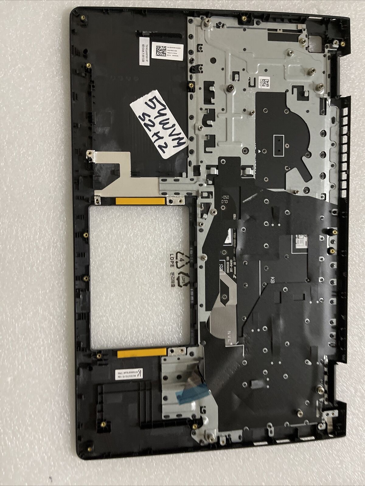 Dell Inspiron 3510 3511 3515 Palmrest US Eng Non BacklitKeyboard 54WVM S2 H2