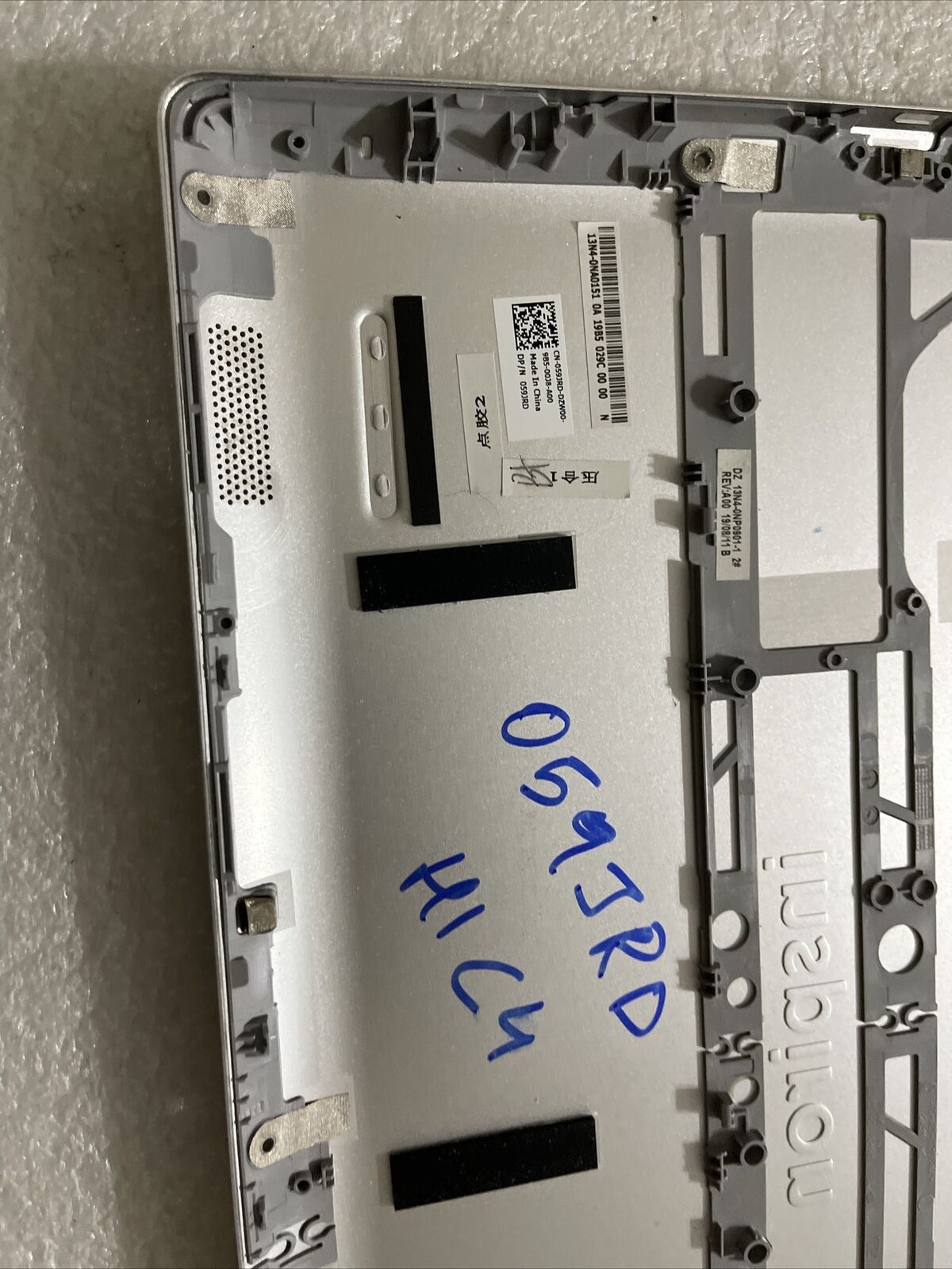 Genuin Dell Inspiron 7591 15 7591 Laptop LCD Bottom Base Cover 59JRD N2H1C4