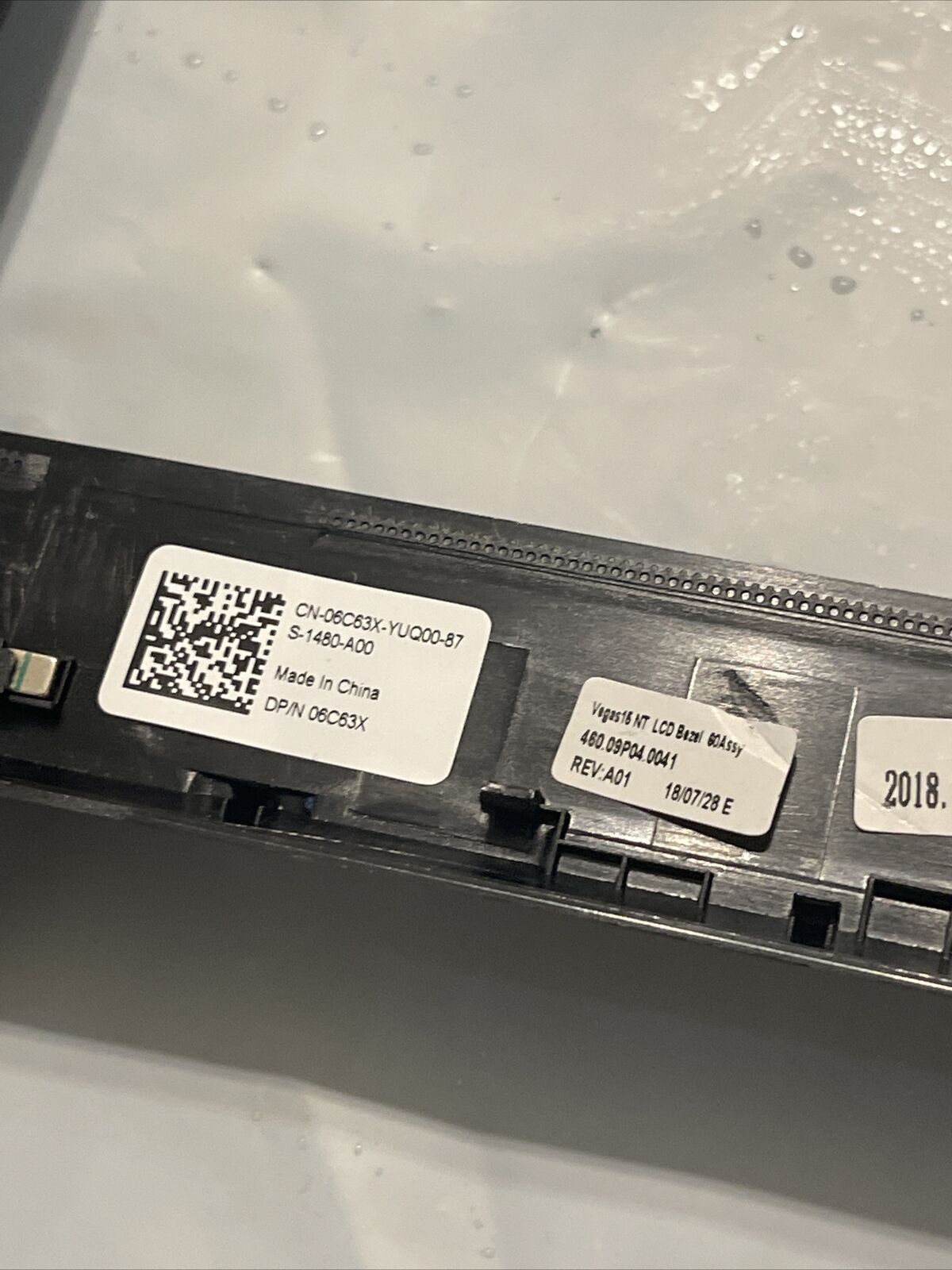 Dell Inspiron 15-3567 15.6" Laptop LCD Front Bezel Cover 6C63X 06C63X N2