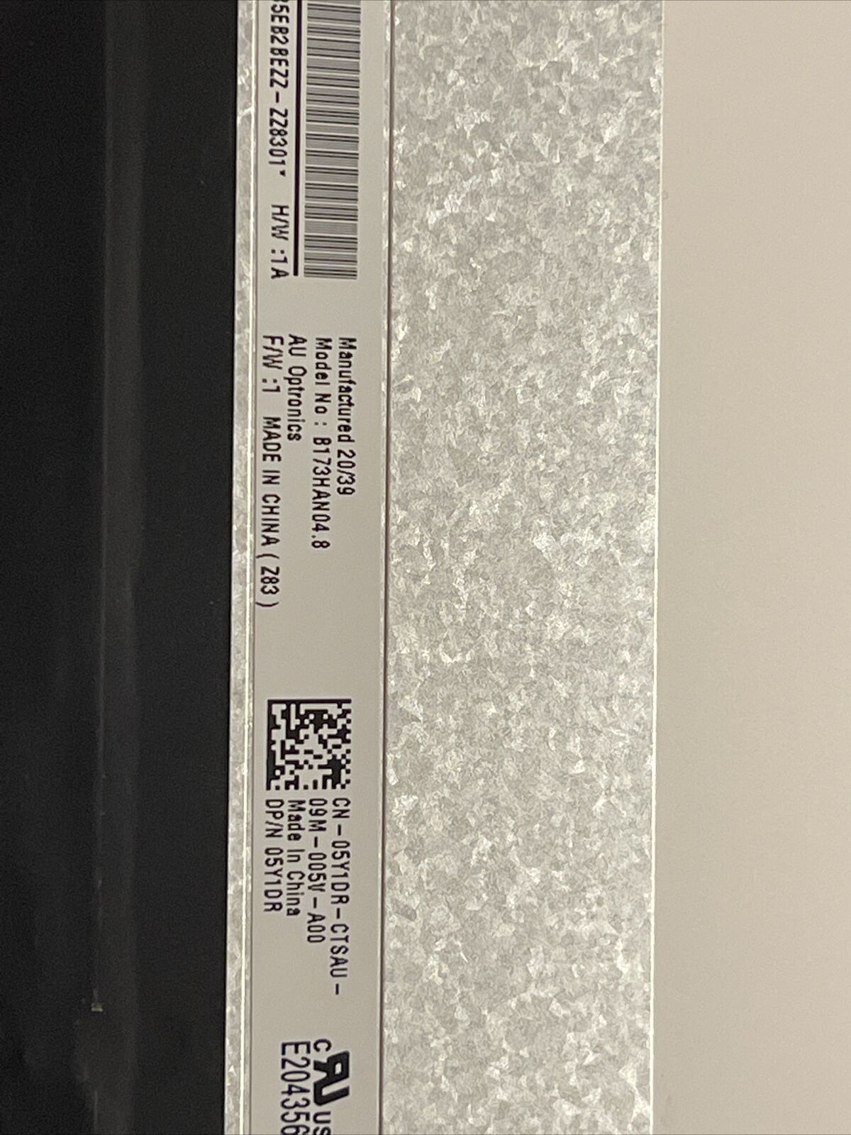 DELL PRECISION 7750 17.3" MATTE FHD NON-TOUCH LCD LAPTOP SCREEN 5Y1DR H1 S3