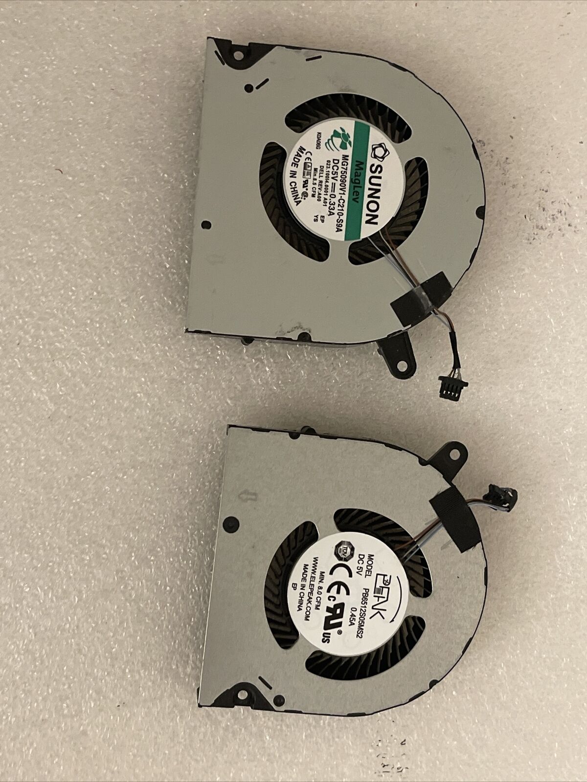 Genuine DELL G5 15 SE 2020 5500 5505 CPU+GPU Cooling Fan Pair 0PC01D 0F3DF0