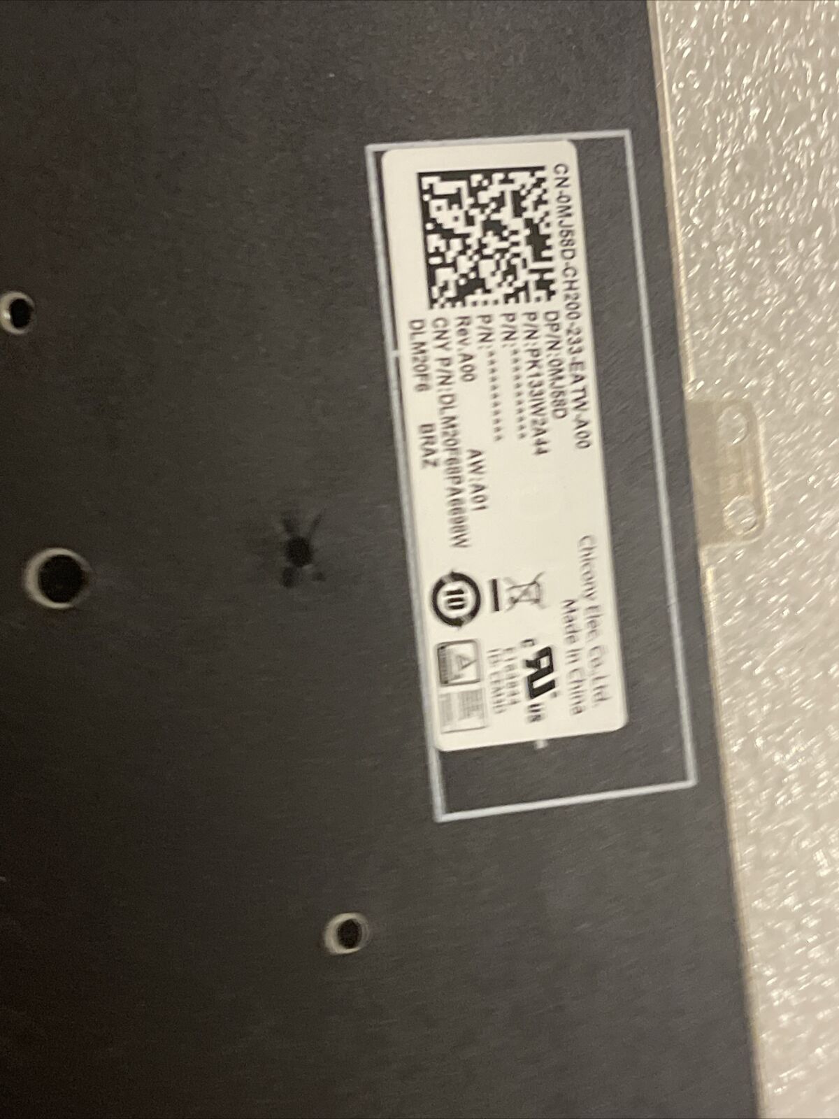 Genuine DELL latitude 5420 7420 7520 Non BACKLIT Brazilian Keyboard 0MJ58D BA