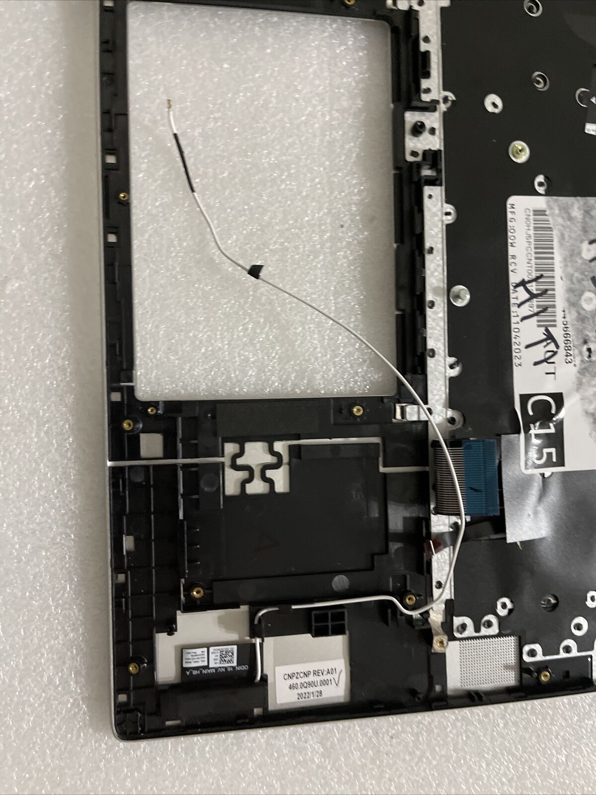 Genuine Dell Inspiron 16 5620 5625 Palmrest US Eng Keyboard YJGM5 0HJ5PC H1 T1