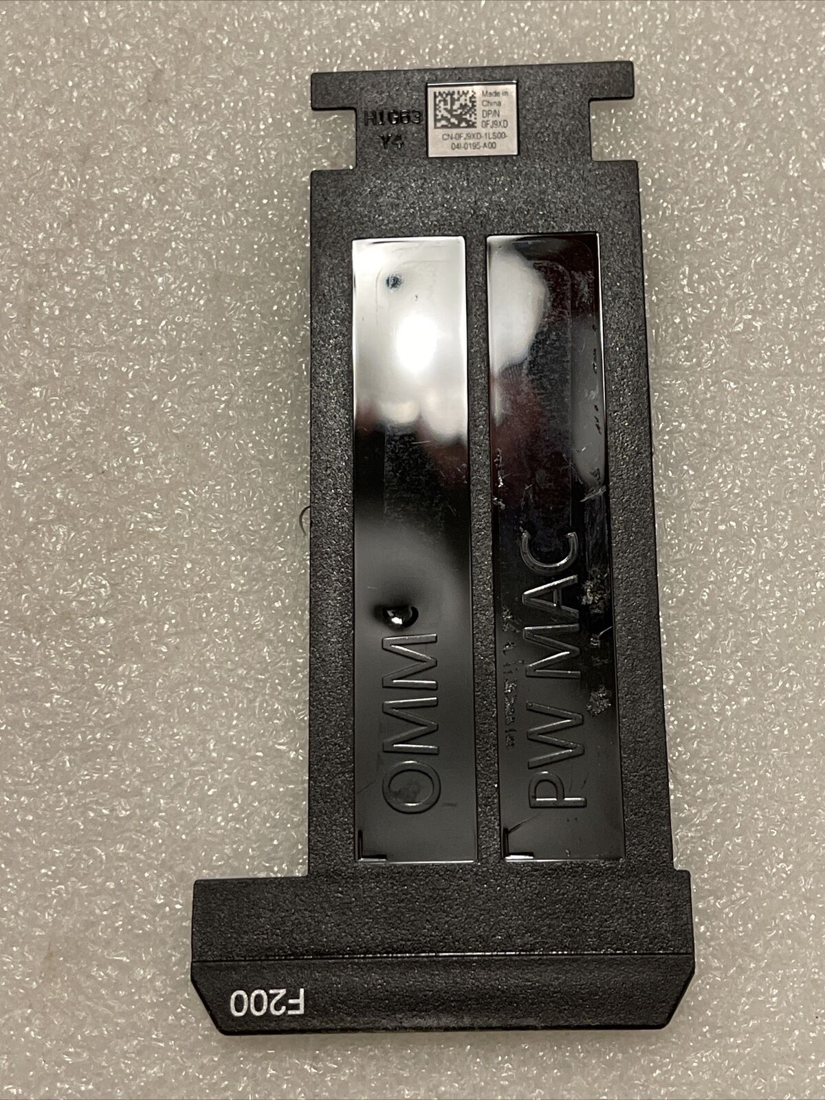 Genuine Dell EMC VxRail F200 Plastic Assembly Tray Power Scale FJ9XD 0FJ9XD