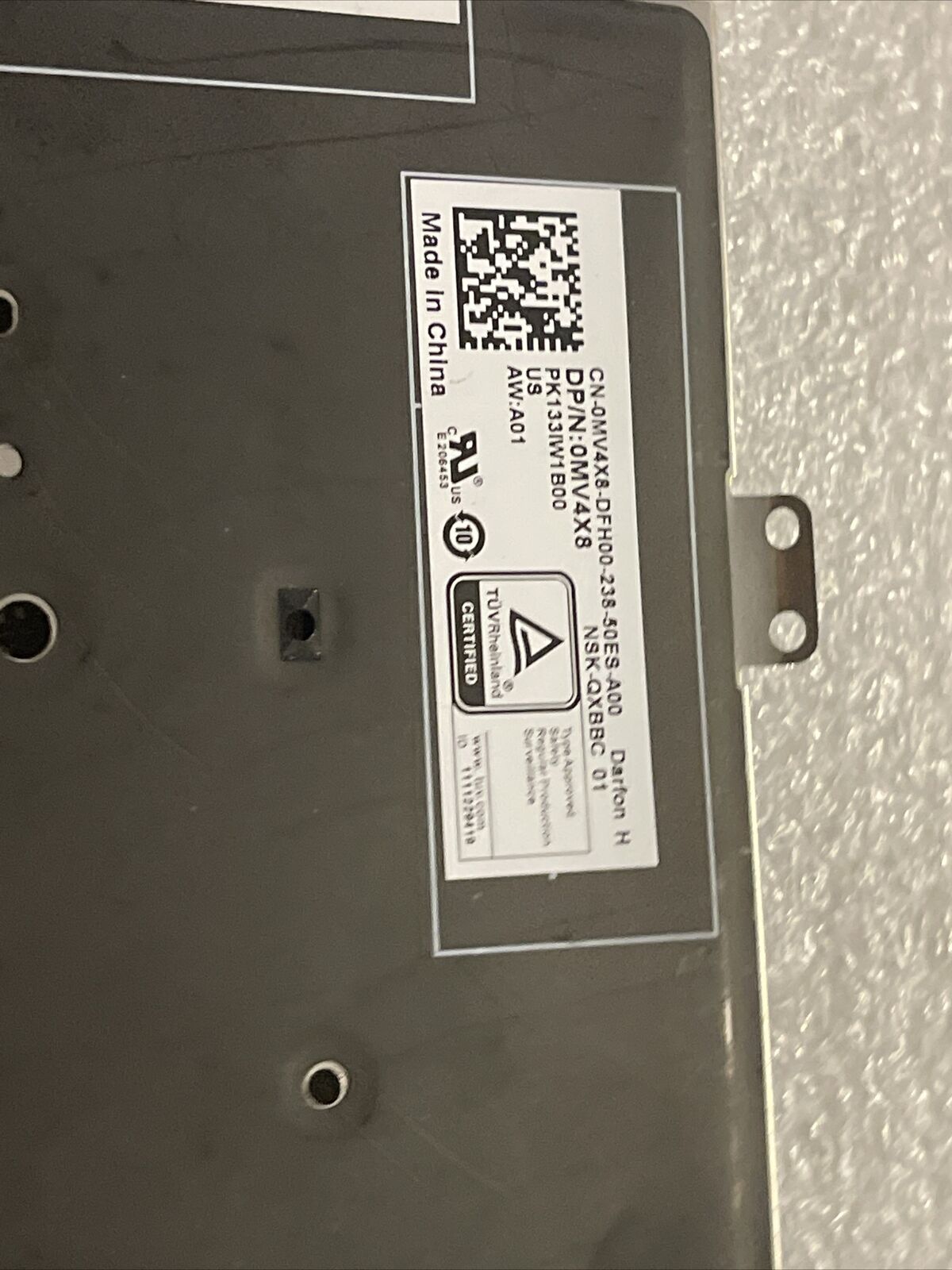 Genuine Dell Latitude 5420 7420 7520 Laptop US Backlit Keyboard MV4X8 0MV4X8