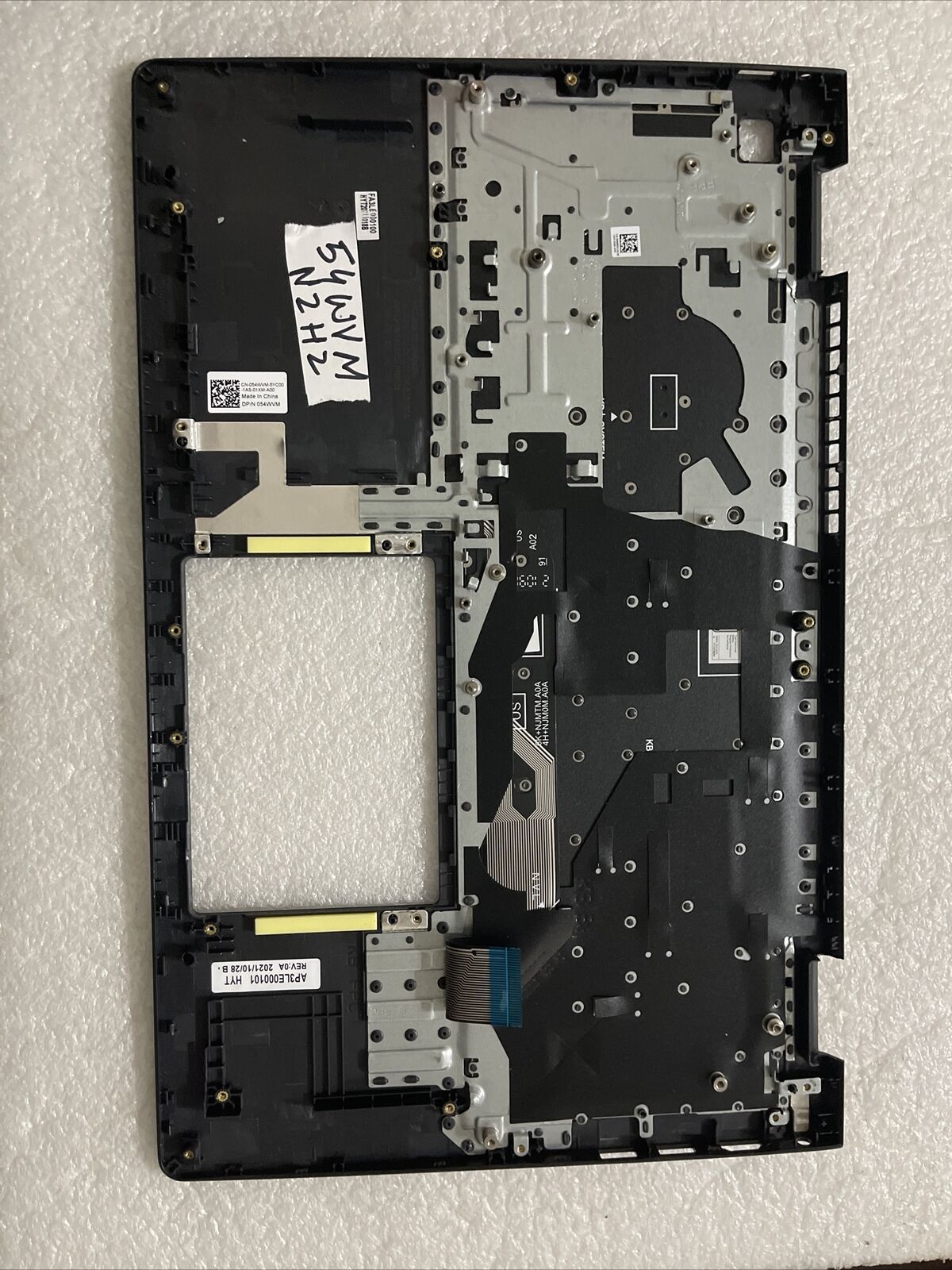 New Dell Inspiron 3510 3511 3515 Palmrest Englsh Non Backlit Keyboard 54WVM N2H2