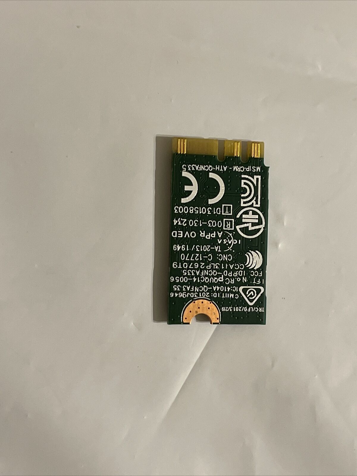 Genuine Dell OEM Wireless DW1707 WiFi 802.11 b/g/n BT4.0 NGFF Card YCM9R 0YCM9R