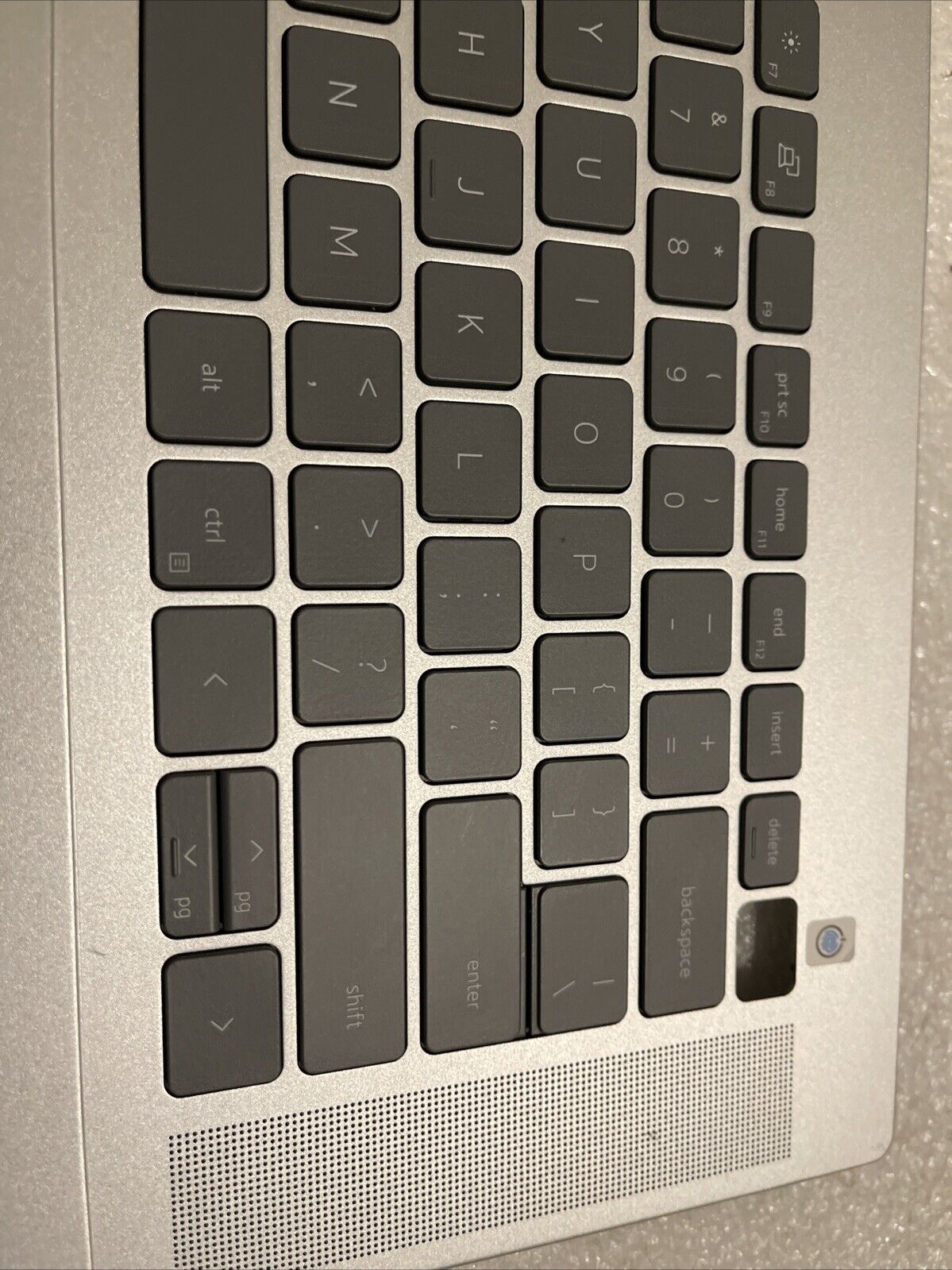 Dell Inspiron 16 5625 5620 Palmrest English Backlit Keyboard Silver 0HJ5PC ST H2
