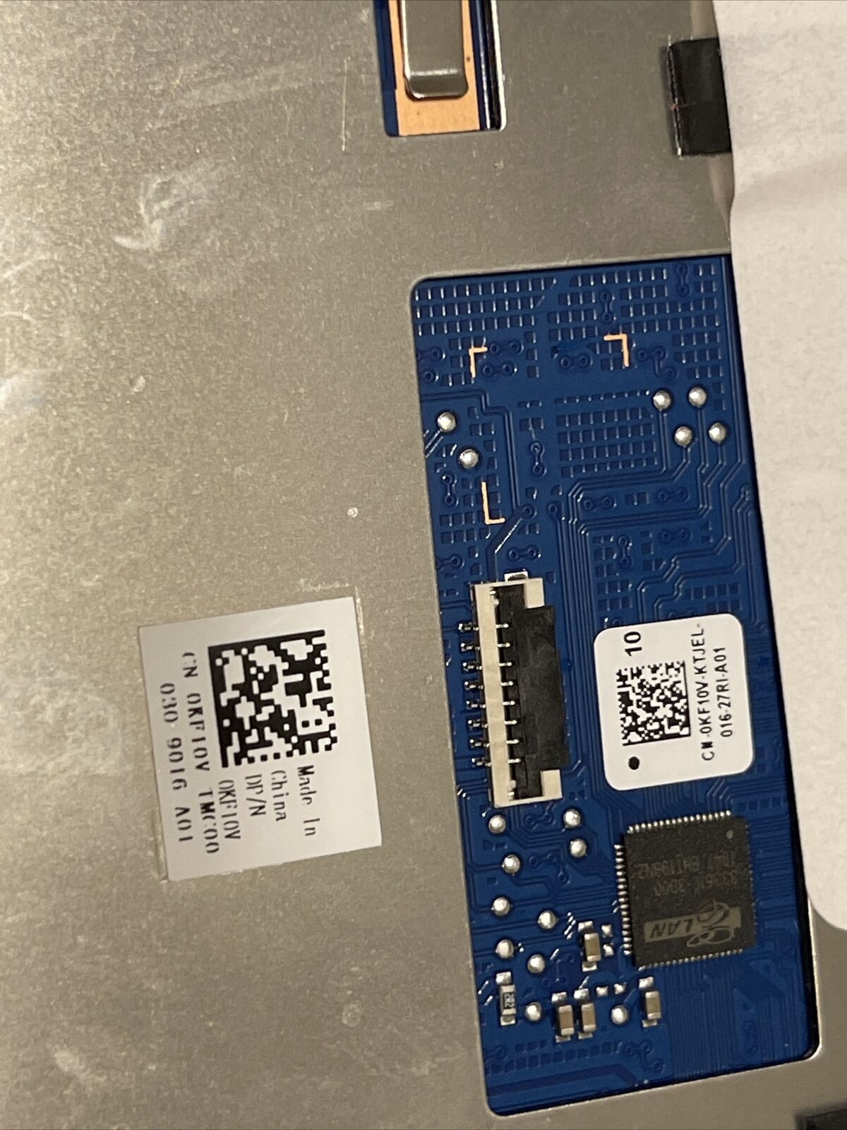 Dell Inspiron 15 7590 15.6" Laptop Touchpad Board No Cable KF10V 0KF10V KF10V B1